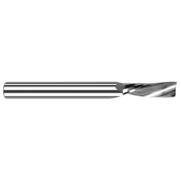 End Mill for Plastics - Single Flute - Square, 0.0312" (1/32)